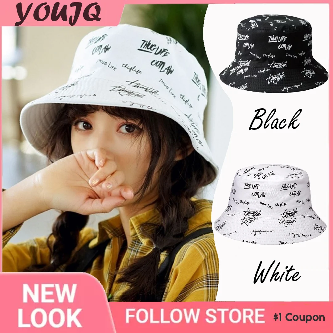 Snapback Hat Flat - Double-sided Wear Bucket Hats for Men