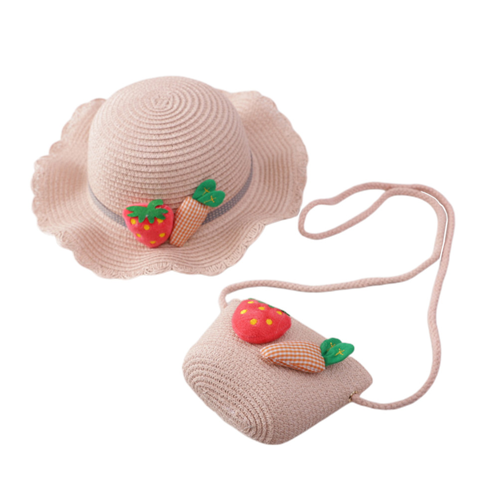 1Set Kids Straw Sun Protection - огляд і ціна Sun Hat Wide Brim