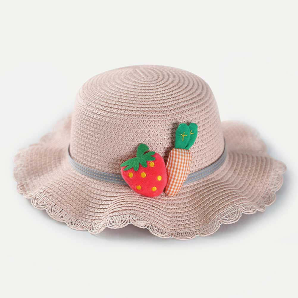 1Set Kids Straw Sun Protection - огляд і ціна Sun Hat Wide Brim