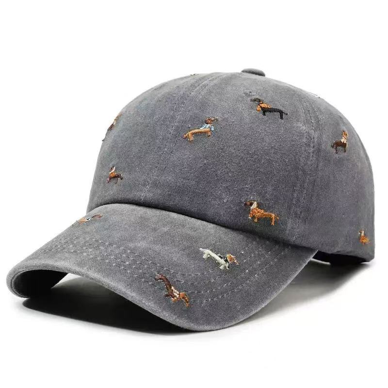 Dachshund Embroidery Washed Co - огляд і ціна Golf Cap Dad