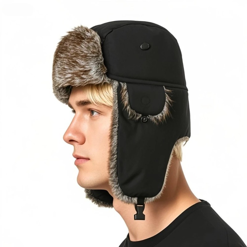 Winter Russian Ushanka Hat Men - огляд і ціна Winter Trapper Hat