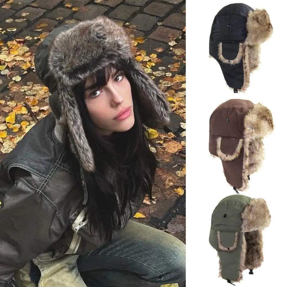 1PC Winter Trapper Aviator Tro - огляд і ціна Trapper Hat Ear Flap
