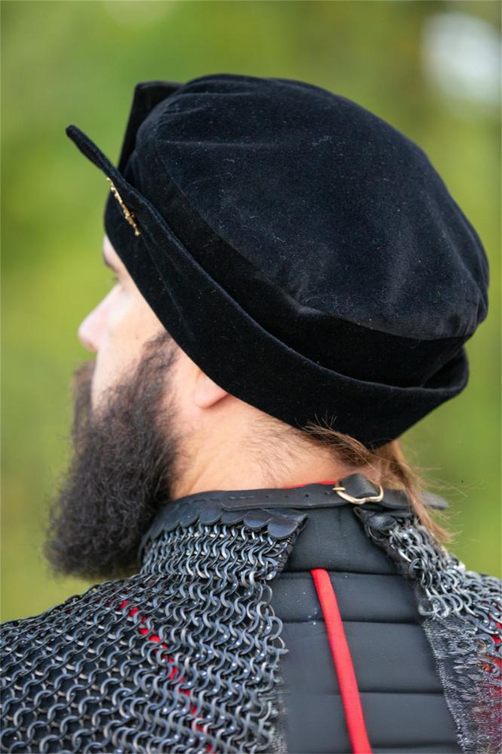 Medieval Tudor Flat Cap Velvet - огляд і ціна Snapback Hat Flat
