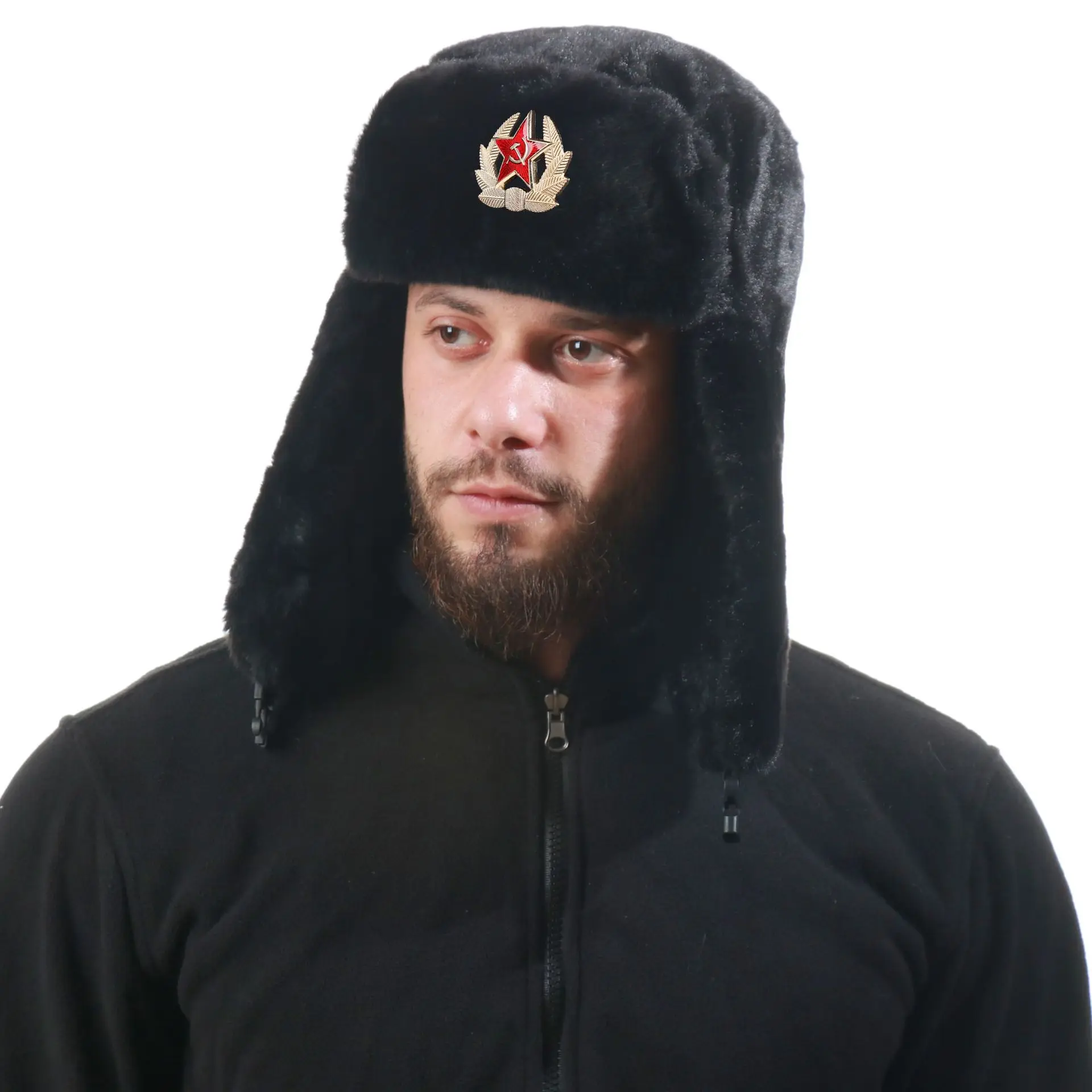 Soviet Badge Ushanka Men&Women - огляд і ціна Trapper Hat Ear Flap