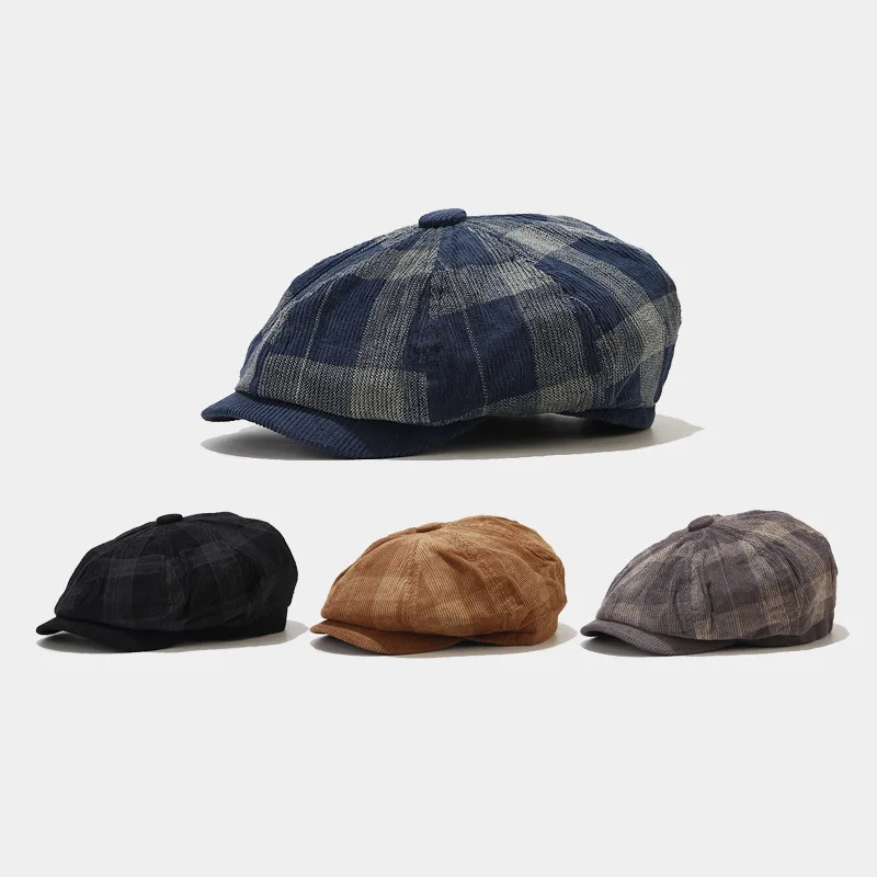 Classic Vintage Corduroy Newsb - огляд і ціна Newsboy Cap Ivy