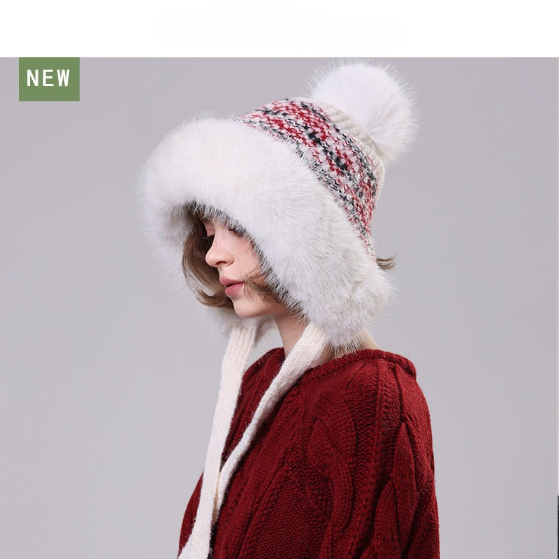 Women's Fuzzy Knit Trapper Hat - огляд і ціна Trapper Hat Ear Flap
