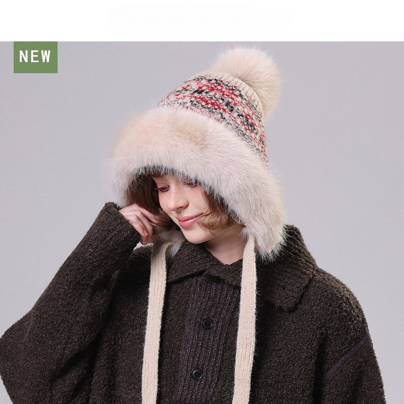 Women's Fuzzy Knit Trapper Hat - огляд і ціна Trapper Hat Ear Flap