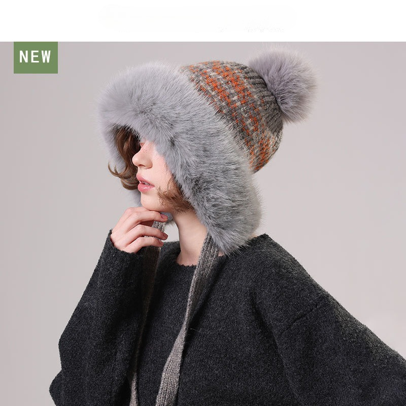 Women's Fuzzy Knit Trapper Hat - огляд і ціна Trapper Hat Ear Flap